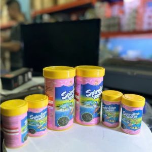 Thức ăn cá Aquafin dạng lá mỏng -thức ăn giúp cá khỏe mạnh, mau lớn, lên màu đẹp (Lọ 100g/250g/500g)