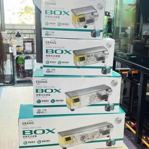 Lọc Tràn Thế Hệ Mới của Ebang – Tích Hợp Máy Bơm và Tặng Kèm theo Nhiều Vật Liệu Lọc EB 150, EB 160, EB 170, EB 180