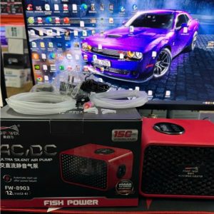 Máy Sủi Oxy Tích Điện FISHPOWER Pin 6000mAh - Máy Oxi Siêu Êm Chuyên Dụng Cho Bể Cá